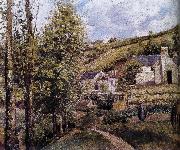 Loose multi tile this Ahe rice Tash s scenery Camille Pissarro